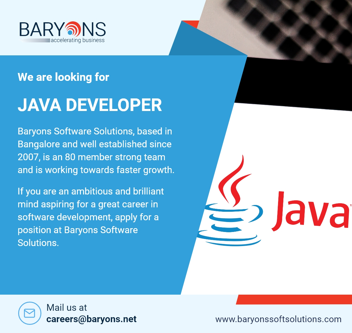 JAVA Developer JAVA Developer
